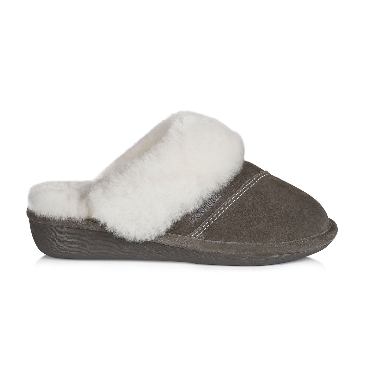 Joy Scuff Grey Slippers for Women Nuknuuk 7